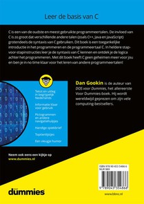 Programmeren met C voor Dummies achterzijde