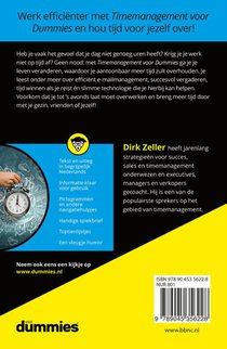 Timemanagement voor Dummies achterzijde