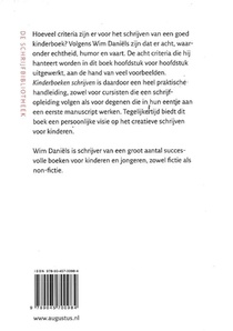 Kinderboeken schrijven achterzijde