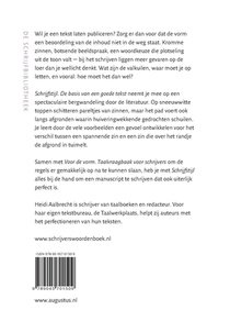 Schrijfstijl achterzijde