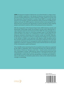 Deviance and Crime – Social Control, Criminal Justice, and Criminology in Europe achterzijde