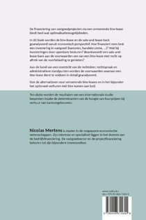 Onroerende leasing als financieringstechniek achterzijde