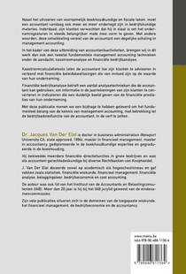 Kasstroomanalyse en financiële bedrijfsanalyse achterzijde