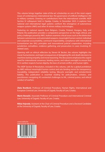 International Perspectives on AI: Challenges for Judicial Cooperation and International Humanitarian and Criminal Law achterzijde