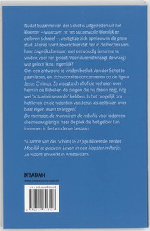 De minnaar, de monnik en de rebel achterzijde