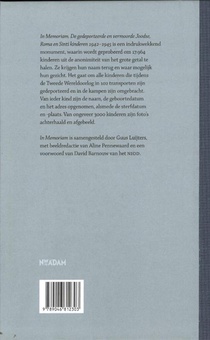 In memoriam achterzijde
