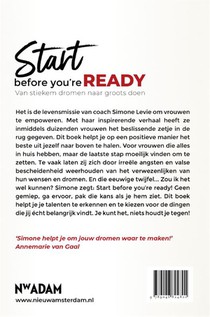 Start before you're ready achterzijde