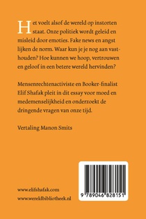 Zo houd je moed in een tijd van verdeeldheid achterzijde