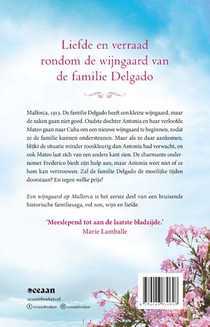Een wijngaard op Mallorca achterzijde