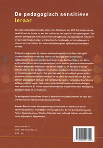 De pedagogisch sensitieve leraar achterzijde