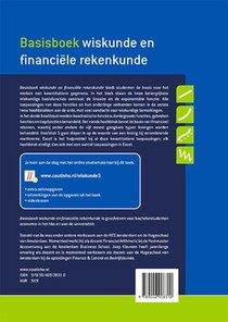 Basisboek wiskunde en financiële rekenkunde achterzijde