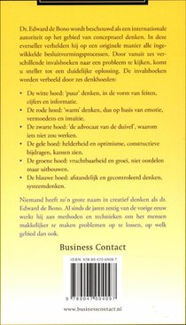 Zes denkhoeden achterzijde