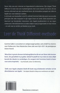 Masterclass Steve Jobs achterzijde