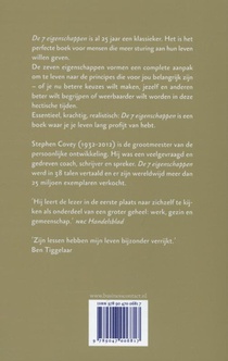 De zeven eigenschappen voor succes in je leven achterzijde