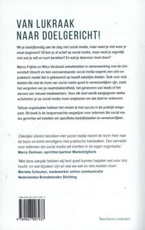 Zakelijke doelen bereiken met social media achterzijde