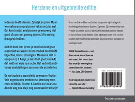 Businessplan op 1 A4 achterzijde