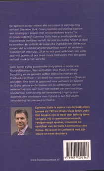 De kracht van storytelling achterzijde