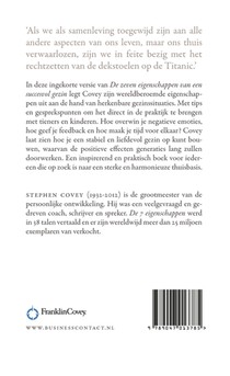 De zeven eigenschappen van een sterk gezin achterzijde