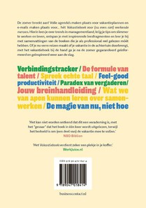 Vakantieboek voor (nu even niet) werkende mensen achterzijde
