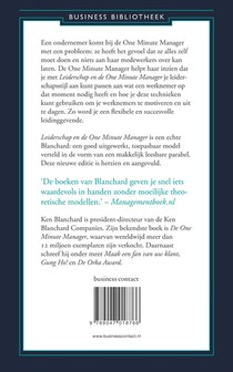 Leiderschap en de One Minute Manager achterzijde