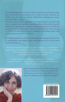 Het blikken paardje achterzijde