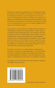 Een geschenk voor de democratie? achterzijde