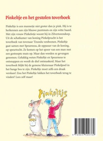 Pinkeltje en het gestolen toverboek achterzijde