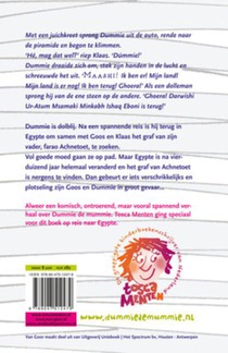 Dummie de mummie en de tombe van Achnetoet achterzijde