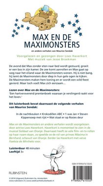 Max en de Maximonsters achterkant