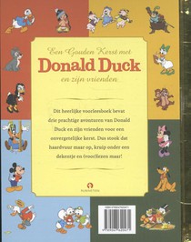 Een Gouden kerst met Donald Duck achterzijde
