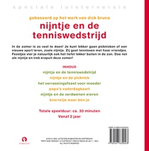 Nijntje en de tenniswedstrijd achterzijde