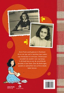 De wereld van Anne Frank, Lees en doeboek achterzijde