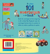 Er zitten 101 voertuigen in dit boek achterzijde