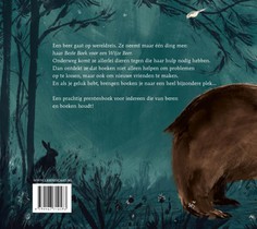 De beer en haar boek achterzijde