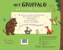Het Gruffalo geluidenboek achterzijde