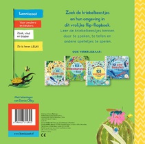 Er zitten 101 kriebelbeestjes in dit boek achterzijde