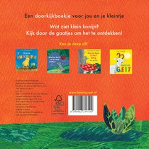 Klein konijn achterzijde