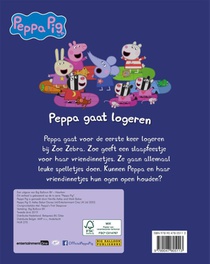 Peppa gaat Logeren achterzijde