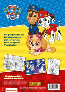 Paw Patrol kleurboek achterzijde