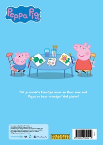 Peppa - kleurboek achterzijde