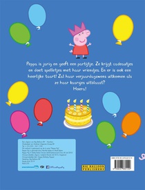 Hoera Peppa achterzijde