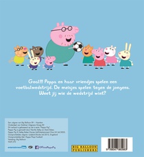 Peppa gaat voetballen achterzijde