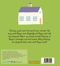 Peppa Pig - George gaat naar school (nr 15) achterzijde