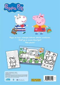 Peppa's kleurboek achterzijde
