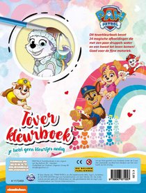 Toverkleurboek Paw Patrol achterzijde