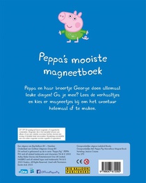 Peppa's mooiste magneetboek achterzijde