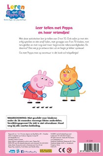 Peppa telt van 1 tot 10 achterzijde