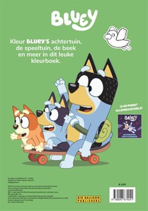Grote achtertuin (kleurboek) achterzijde