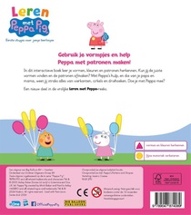 Peppa's patronen en vormen achterzijde