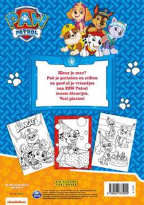 Kleur mee met PAW Patrol achterzijde